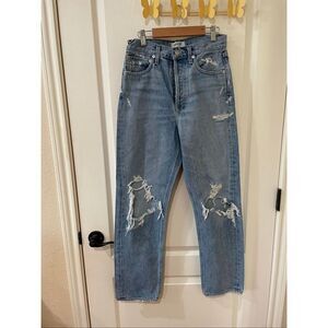 Agolde Women’s Button Fly 90s Jean 100% cotton  Size 24